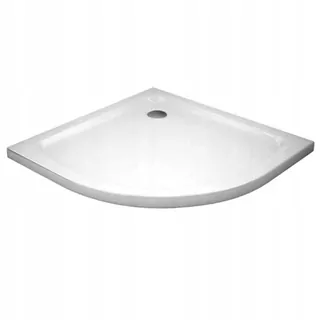 Vanička polkruhová 80 × 80 ST01A white biely sifón 5cm slim